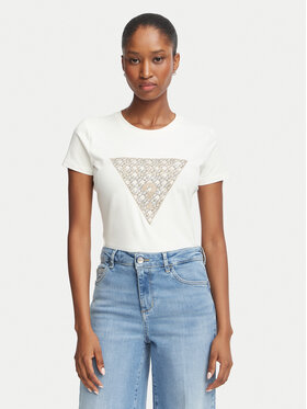 Guess Guess Camiseta W6BI61 K7948 Crema Regular Fit