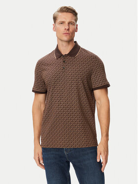 MICHAEL Michael Kors MICHAEL Michael Kors Polo CS650V848T Marrón oscuro Regular Fit