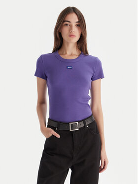 HUGO HUGO Camiseta Easy 50523924 Violeta Slim Fit