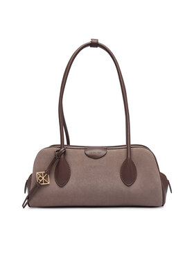 Calvin Klein Rankinė Calvin Klein Emblem Trio Suede Shoulder Bag LV04F3888G Smėlio