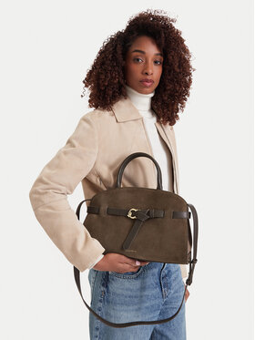 Coccinelle Ročna torba Coccinelle TLB Coccinellesabine Suede Bi E1 TLB 18 04 01 Khaki