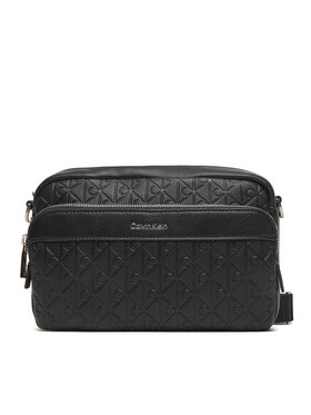 Calvin Klein Brašna Calvin Klein Emblem Emboss Camera Bag LV04D3203G Černá
