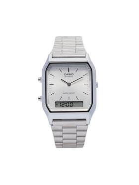 Casio Годинник Casio Vintage Maxi AQ-230A-7AMQYES Срібний