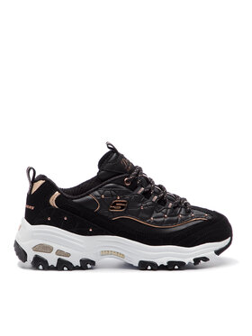 Skechers Sneakersy Skechers D'lites Glamour Feels 13087/BKRG Čierna