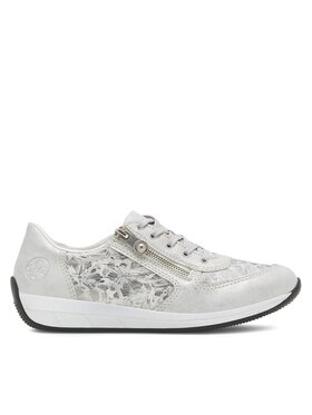 Rieker Sneakersy Rieker N1112-80 Stříbrná