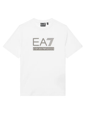 EA7 Emporio Armani EA7 Emporio Armani Camiseta 7B000350 AF10375 U0002 Blanco Regular Fit