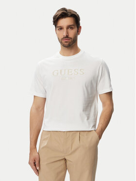 Guess Guess Футболка M6YI41 K4227 Білий Regular Fit