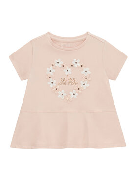 Guess Guess Camiseta K6GI20 K6YW4 Rosa claro Regular Fit