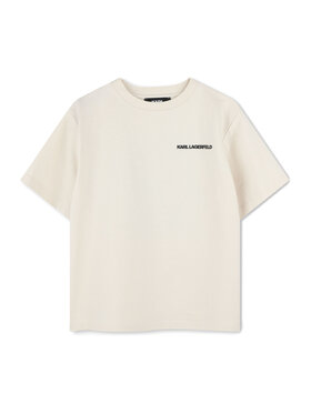 Karl Lagerfeld Kids Karl Lagerfeld Kids T-Shirt Z30440 D Λευκό Regular Fit