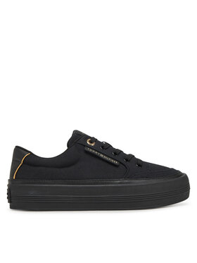 Tommy Hilfiger Tenisice Tommy Hilfiger Essential Vulc Textile Sneaker FW0FW08323 Crna