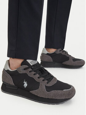 U.S. Polo Assn. Sneakersy U.S. Polo Assn. EO-HAMEX001M/GTS1 Čierna