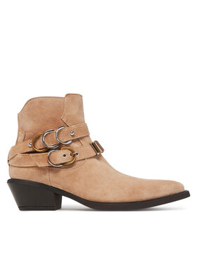 PINKO Kovbojské topánky PINKO Tex 13 SD0343 P002 Béžová