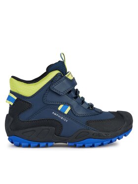 Geox Snehule Geox J New Savage Boy B A J261WB 050BU CF43S M Tmavomodrá