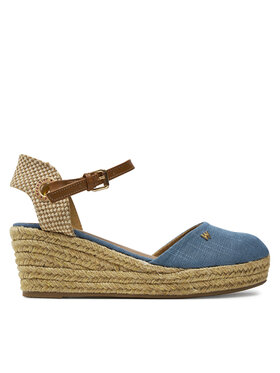 Wrangler Espadrilky Wrangler Bela Women Semi Wedge 20241055 Modrá