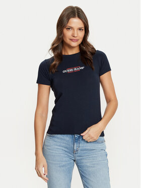 Guess Jeans Guess Jeans Футболка W4YI03 J1314 Cиній Regular Fit