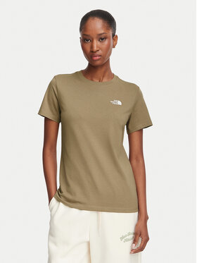The North Face The North Face Camiseta Evolution Simple Dome Slm NF0A8FX7 Marrón claro Regular Fit