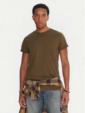 G-Star Raw G-Star Raw Camiseta Lash D16396-2653 Caqui Regular Fit