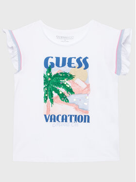 Guess Guess Футболка J3GI26 K8HM0 Білий Regular Fit