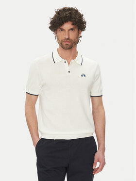 La Martina La Martina Поло Austin MAS001 YC041 Білий Regular Fit