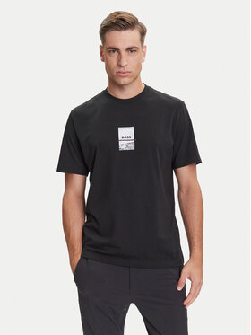 BOSS BOSS Camiseta Photoprint 50545869 Negro Relaxed Fit