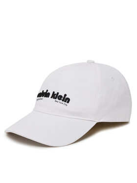 Calvin Klein Jeans Kepurė su snapeliu Calvin Klein Jeans Small Monogram LV04G5061G Balta
