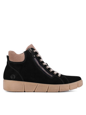 Remonte Schnürschuhe Remonte D1T70-03 Schwarz