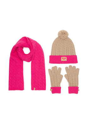 Roxy Набір шапка, шарф і рукавиці Roxy RX-KF-001-AW24 Рожевий