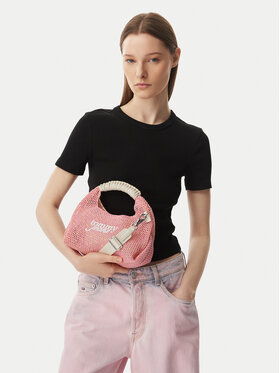 Tommy Jeans Handtasche Tommy Jeans Tjw Summer Crochet Crossover AW0AW18779 Hellrosa