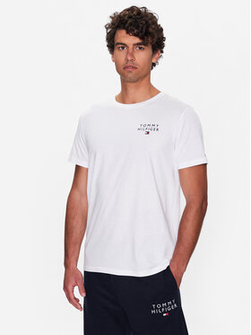 Tommy Hilfiger Tommy Hilfiger Marškinėliai UM0UM02916 Balta Regular Fit