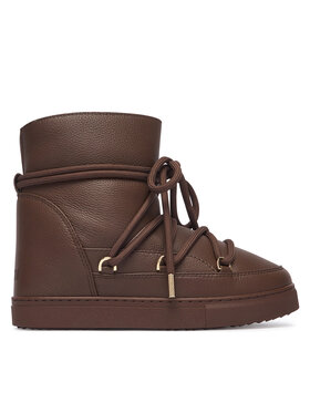 Inuikii Апрески Inuikii Full Leather Wedge 1001.004.0092 Тъмнокафяв