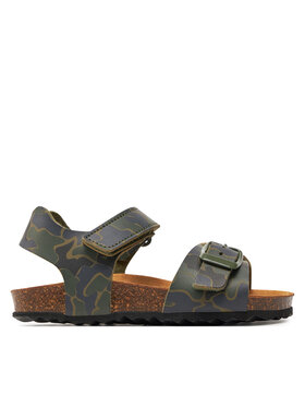 Geox Sandály Geox J Ghita Boy J028LB 00004 C0837 M Khaki