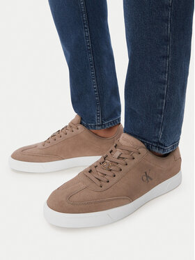 Calvin Klein Сникърси Calvin Klein Low Prof Cupsole Wt Su HM0HM02201 Бежов