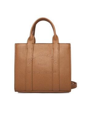 KARL LAGERFELD Kabelka KARL LAGERFELD A4W30266 Hnedá