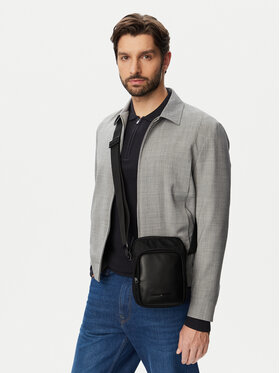 Tommy Hilfiger Geantă crossover Tommy Hilfiger Th Nylon Jaquard Mini Reporter AM0AM14412 Negru