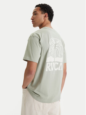 RVCA RVCA Camiseta Palmcrest EVYZT00275 Verde Relaxed Fit