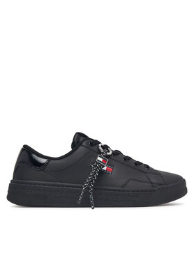 Tommy Jeans Snīkeri Tommy Jeans Tjw Logo Sneaker EN0EN03129 Melns
