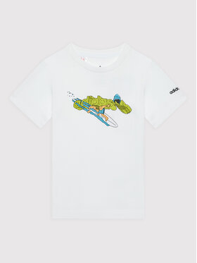 adidas adidas Футболка Graphic Stoked Beach HE6908 Білий Regular Fit