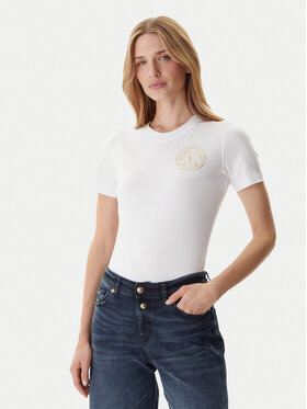 Versace Jeans Couture Versace Jeans Couture Camiseta 79HAHT01 CJ03T Blanco Regular Fit