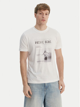 JOOP! Jeans JOOP! Jeans Camiseta JJJ-Laulea 30101984 Blanco Regular Fit