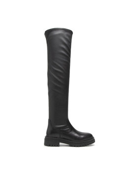 Geox Overknees Geox D Iridea H D16HRH 0KB43 C9999 Schwarz