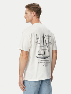 Tommy Jeans Tommy Jeans Camiseta Sailboat DM0DM23184 Blanco Regular Fit