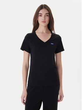 HUGO HUGO Футболка Classic 50513667 Чорний Slim Fit