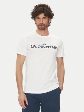 La Martina La Martina Футболка Aguer MAR304 JS206 Білий Regular Fit