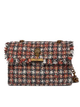 Kurt Geiger Дамска чанта Kurt Geiger 690-Tweed Kensington Bag 3614536609 Кафяв