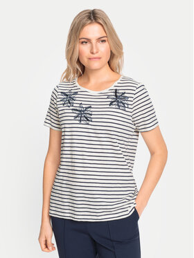 Olsen Olsen Футболка 11105068 Écru Regular Fit