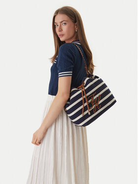 Tommy Hilfiger Bolso Tommy Hilfiger Th Elev Summer Bucket Stripe AW0AW18401 Azul marino