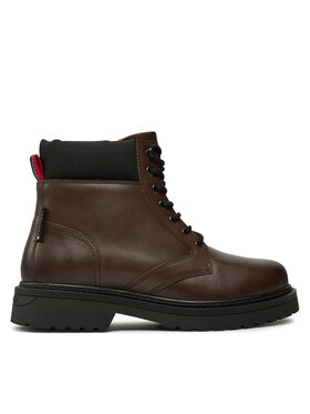 Tommy Jeans Outdoorová obuv Tommy Jeans Tjm Lace Up Boot EM0EM01446 Hnedá