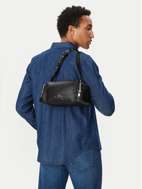 Calvin Klein Crossover torbica Calvin Klein Jeans Flight Bag LV04D3469G Crna