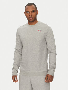 Reebok Reebok Світшот Logo Crew 100221789 Сірий Regular Fit
