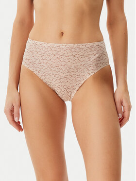 Chantelle Chantelle Klasične spodnje hlačke z visokim pasom Soft Stretch C11DC9 Bež
